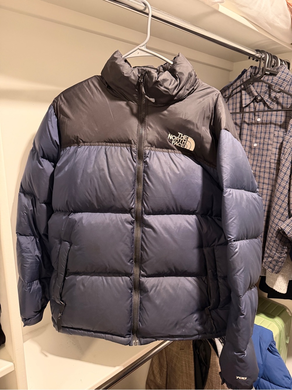 The North Face Men’s Navy and Black Puffer Jacket